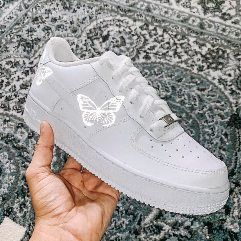 CUSTOM Nike Air Force 1 Low Sneakers Shoes - Picture 2 of 5